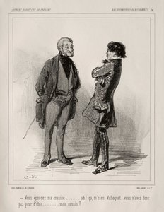 Parisiska nonsens. av Paul Gavarni