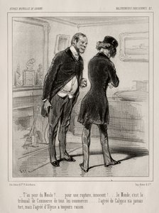 Parisiska nonsens. av Paul Gavarni