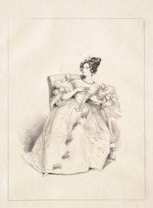 Balklänning (Robe de bal) av Paul Gavarni