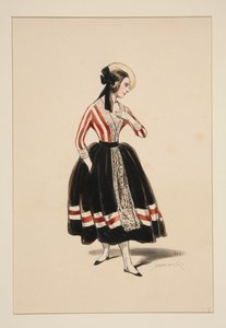 Bykokett. Stråbasker. ... av Paul Gavarni