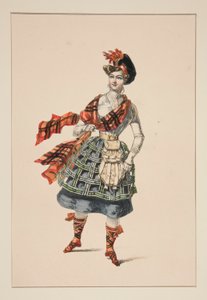 SKOTTSKA DRÄKTER. av Paul Gavarni