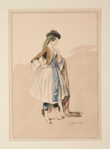 GAVARNI COSTUMES, utförda av Moreau, av Paul Gavarni