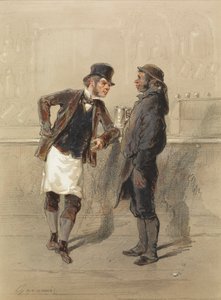Kusk och kolbärare av Paul Gavarni