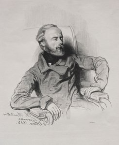Ch. Ljuskrona, 1842. av Paul Gavarni