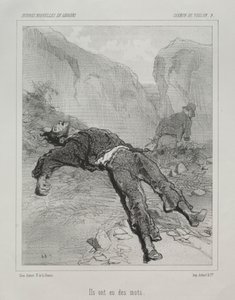 Toulon väg. av Paul Gavarni
