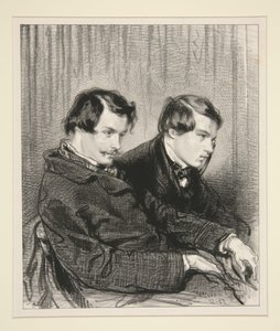 Edmond och Jules de Goncourt av Paul Gavarni