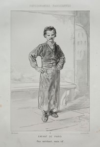 Barn av Paris av Paul Gavarni