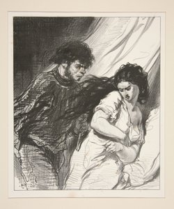 Mellan klockan elva och midnatt. av Paul Gavarni