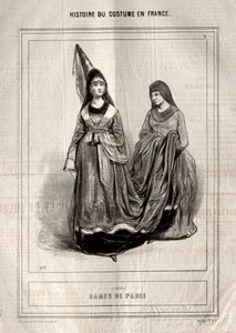 Kostymens historia i Frankrike: Ladies of Paris av Paul Gavarni