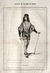 Kostymens historia i Frankrike: Sida av Paul Gavarni