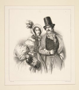 JANUARI av Paul Gavarni