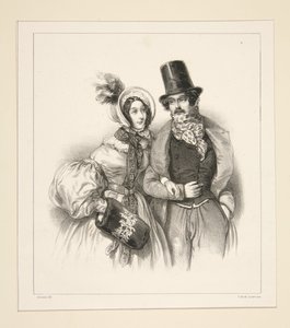 JANUARI av Paul Gavarni