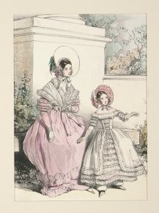 JULI 1838. Chiffongklänning från Surat. av Paul Gavarni