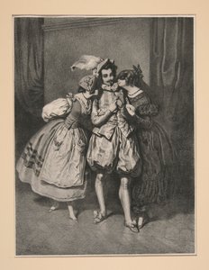 DET DUBBELT MÖTE. av Paul Gavarni