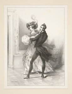 La Galope av Paul Gavarni