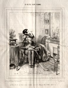 En ung mans liv, 1842. av Paul Gavarni