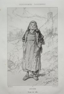 mjölkerska av Paul Gavarni