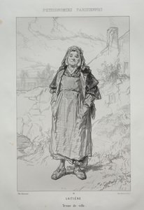 Mjölkerska. av Paul Gavarni