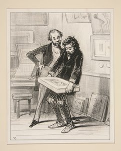 Litografens ateljé av Paul Gavarni