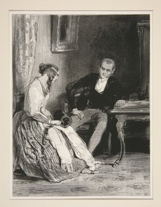 Juristens arbetsrum. av Paul Gavarni