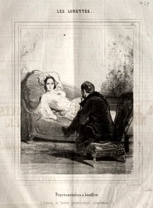 The Lorettes, 1842. av Paul Gavarni