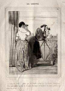 The Lorettes, 1842. av Paul Gavarni