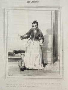 The Lorettes, 1842. av Paul Gavarni