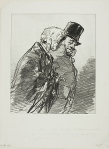 Les Lorettes vieillies: ...Och på varietébalen, Adolphe... av Paul Gavarni