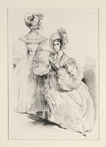 MAJ 1836. Klänningar av jaconet. ... av Paul Gavarni