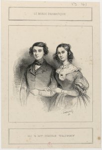 Herr och fru Émile Taigny av Paul Gavarni
