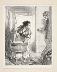 Madame de Chateaurouge, tack? - Titta! Det är min Pierrot! av Paul Gavarni