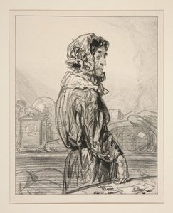 ”Madame Abraham.” av Paul Gavarni