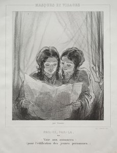 Masker och ansikten. av Paul Gavarni