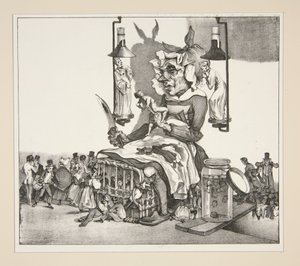 Fröken Monarki, Félicité, Désirée av Paul Gavarni