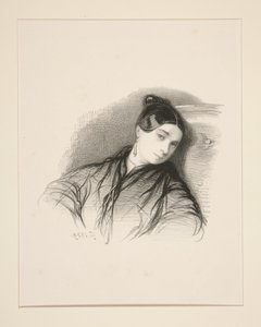 Fru Le Roy av Paul Gavarni