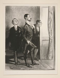 Monsieur le comte Onnesaitki!... av Paul Gavarni