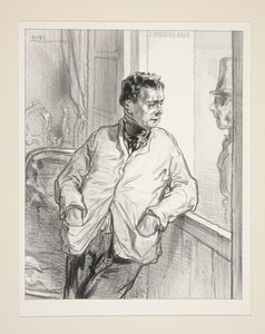 Monsieur de Montmorency? Var så god... Det har vi inte här. av Paul Gavarni
