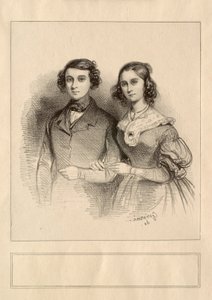 Herr och fru Emily Taigny av Paul Gavarni