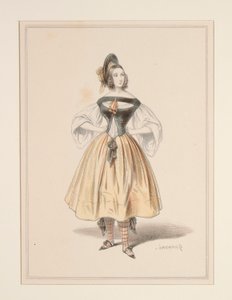 NY GAVARNI CROSS-DRESSING. Avrättad av Babin, av Paul Gavarni