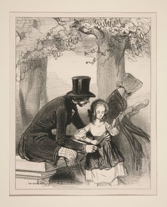 Lilla vän, vad heter er mamma?... av Paul Gavarni