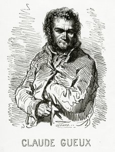 Porträtt av Claude Gueux, 1834 (sv-stick)