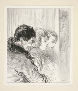 Men farfar, hans Polichinelle de Seraphin n av Paul Gavarni
