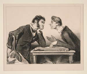 Pythagoras säger: av Paul Gavarni