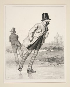 SIR WALTER SPOTT, från Dublin, turist, orientalist (sic) och papist. av Paul Gavarni