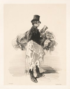 Kastrullförsäljare (Marchand de casseroles) av Paul Gavarni