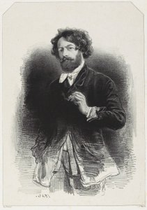 Självporträtt av Paul Gavarni