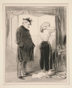 Du kan säga hur mycket du vill att det är för en välgörenhetsbal... av Paul Gavarni