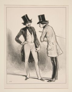 Du vet mycket väl att Maurice och Charles alltid hade historier tillsammans om lilla Zélie ... av Paul Gavarni