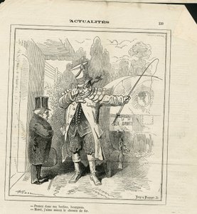 Illustration av Hadol (1835-1875) i Le Charivari av Paul Hadol