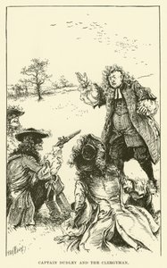 Kapten Dudley and the Clergyman (gravyr) av Paul Hardy